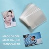 200 Pack Transparent Card Bag Trading Card Game Collection Waterproof
