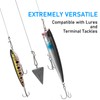 Dr.Fish 50 Pack Fast Fishing Snap Clips Stainless Steel Hanging