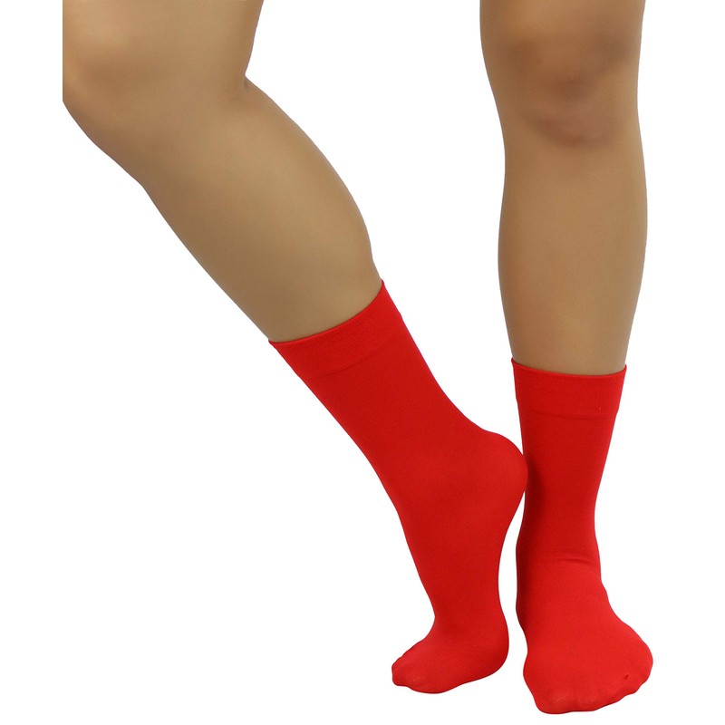 ToBeInStyle Womens Pack of 6 Trouser Solid Anklet Socks -