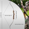 Motion Zeus Wooden Takedown Recurve Bow for Adult & Youth