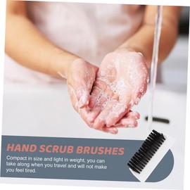 PACKOVE 2Pcs Double-sided Nail Brush for Cleaning Fingernails and Hands Soft Bristles for Cuticle Care and Dirt Removal Portable Household Nail Cleaner Suitable for Manicure and Personal