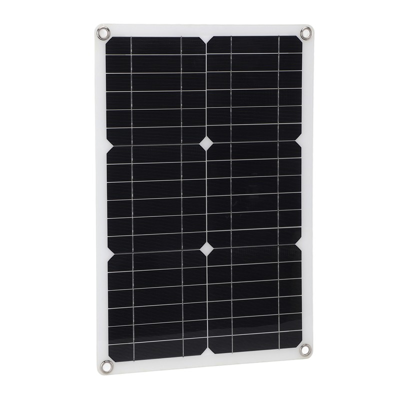 18V 20W Semi Flexible Solar Panel Monocrystalline High Efficiency Waterproof