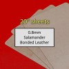 Salamander 5 sheets 20" x 0.8mm Leather Board 0.8mm Salamander
