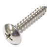 Onokatsu Truss Head Tapping Screws, Stainless Steel, 5x16, 70 Pieces