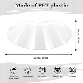 YAFULG Pack of 50 Eye Protection After Eye Surgery, Eye Protection Patches, Soft Clear, for Shower and Hairdressing Salon, Protects Eyes After Eyelash Extension, Eye Surgery & Permanent Make-Up