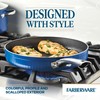 Farberware Style Nonstick Cookware Deep Round Grill Pan/Griddle, Dishwasher Safe,