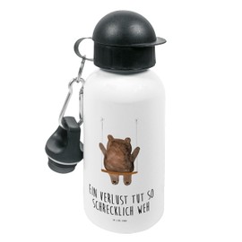 Mr. & Mrs. Panda Children's Drinking Bottle Bear Swing – Gift, Bear Loss Mourning Gift Sad Comfort Love Love