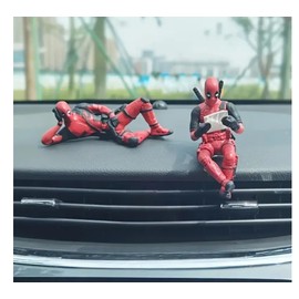 ‏2Pcs Hero Cartoon Car Dashboard Decoration – Mini PVC Figurine Car Interior Ornament for Women & Girls – Kawaii Car Accessories for Desk, Room, Rearview Mirror, Gift Decor