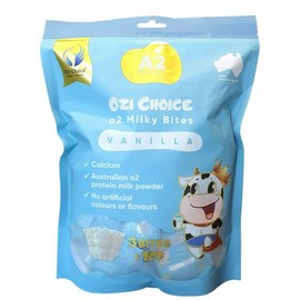 Ozi Choice A2 Calcium Milky Bites Vanila Flavour 100 x 3 Bites