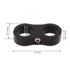 4 Pcs 8AN Hose Separator Clamp Fuel Line Mounting Clamp