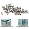 50Pcs Wire Thread Insert Stainless Steel Bushing Screw Hole Repair