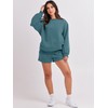 ANRABESS Women 2 Piece Outfits Sweat Shorts Sets 2025 Oversized