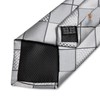 DiBanGu Silk Necktie Wedding Pocket Square Tie Pin Cufflinks Set