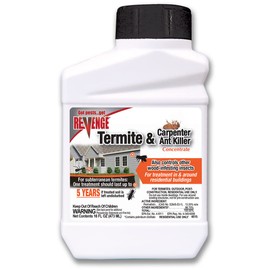 Bonide Revenge Termite & Carpenter Ant Killer Spray, 16 oz Concentrate, Long Lasting Pesticide for Indoors and Outdoors