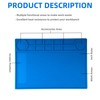 Kaisiking Electronic Repair Work Mat,Heat Resistant Silicone Solder Mat for