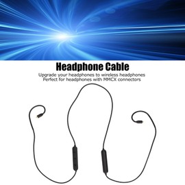 Zopsc-1 MMCX Cable de Auriculares Inalámbrico Azul, Cable de Auriculares con Micrófono Y Controlador, Cable Adaptador Inalámbrico Bluetooth MMCX para SE215 SE315 SE425 SE535