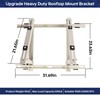 WeCooper Rooftop Mini Split Mount Bracket 9000to24000BTU,Heavy Duty Adjustable Roof