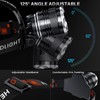 AKNEAR LED Rechargeable Headlamp 4500 High Lumens, 95 Hours Endurance
