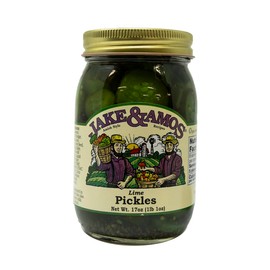 Jake & Amos Lime Pickles 17 oz. Jar (2 Jars)