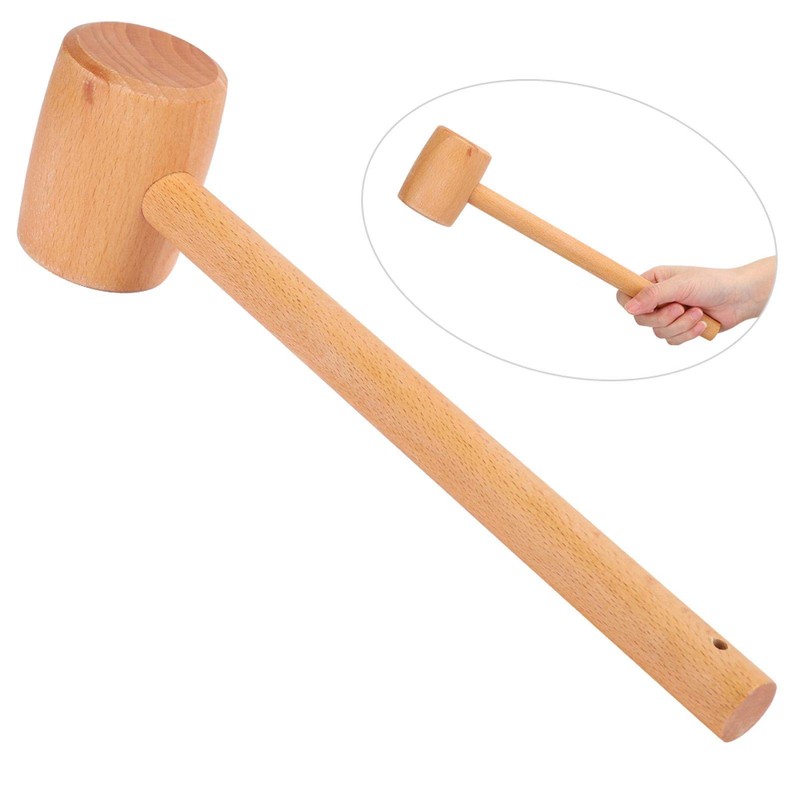 Diydeg Beech Wood Mallet, High Hardness, Damage-free Striking, Ideal for