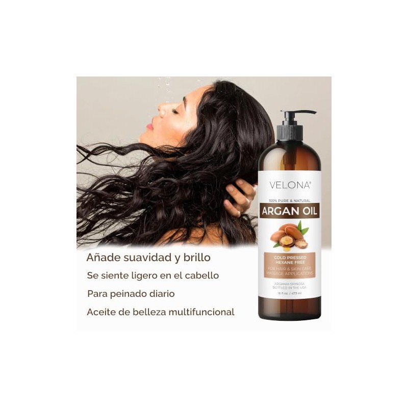 velona Aceite De Argan - 32 Fl Oz(Con Bomba) |