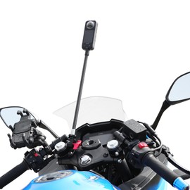 SEASKY T1-M Motorcycle Handlebar Third Person View Mount Compatible with insta360 X4 X3 X2 X RS Compatible with GoPro Max 360 Panoramic Sports Action Camera Accessories Carbon Fibres Aluminum Alloy