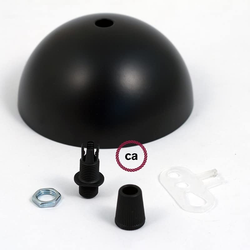 creative cables - Semi Spherical Painted Metal Lamp Canopy Kit