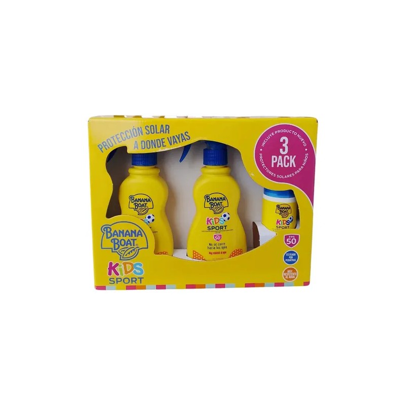 Protector Solar Banana Boat Kids Sport Fps 50 Pack 3