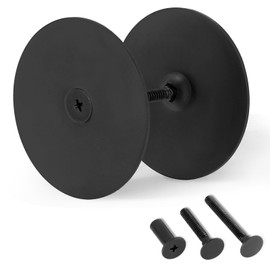 GuoluvSoo Premium Stainless Steel Door Hole Cover Plate - 2-5/8 Diameter Deadbolt Cover with Screws for Enhanced Security, Privacy & Aesthetic Appeal on Entry Doors