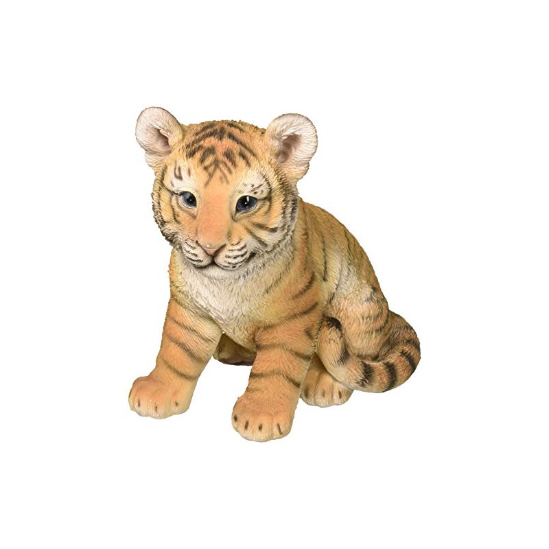 Tiger Baby Sitting Statue