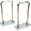 2 Pack M10 50mm x 130mm U-Bolt N-Bolt with Plates