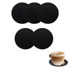 JAKOUE 5 Pack Silicone Coasters,Non-Slip Cup Coasters for Tables,Office, Desks,Kitchen,Bar,Drink