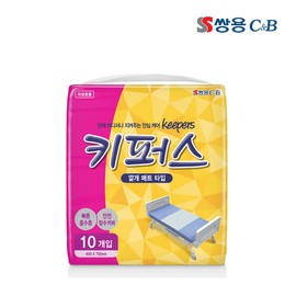 Keepers Adult Diaper Sanitary Rug Mat 10 sheets / 키퍼스 성인용기저귀 위생 깔개 매트 10매