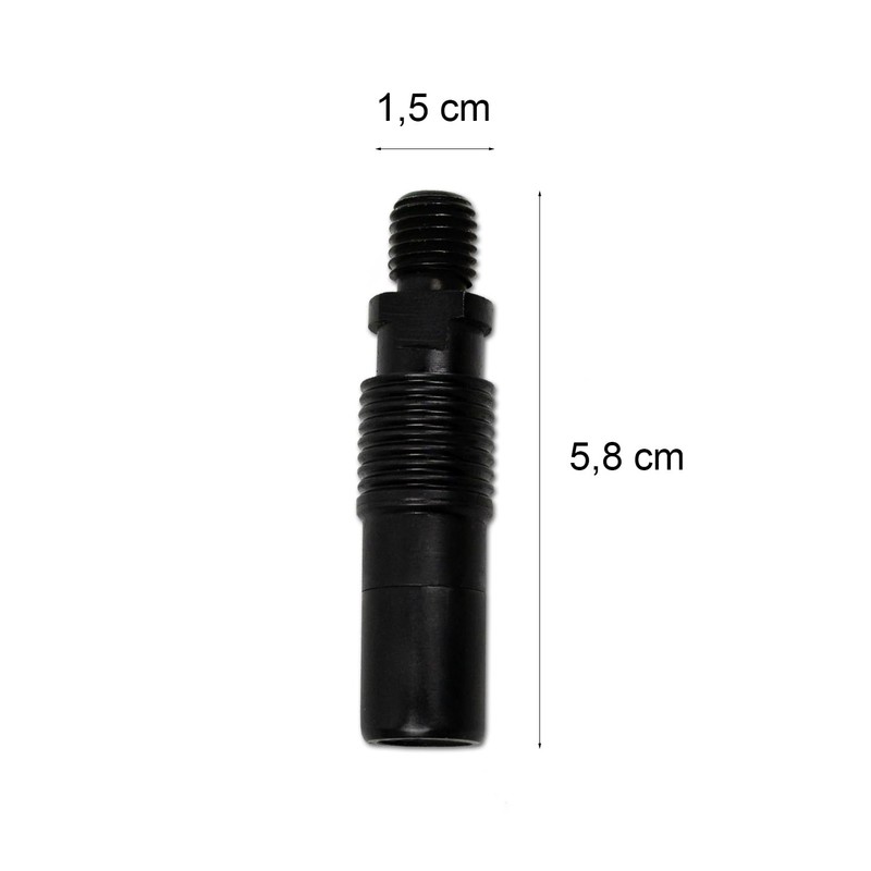 Quick Release Adaptor Aluminium Black Quick Release for Bite Alarms