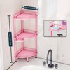 Consumest Corner Shower Caddy Stand - 3 Tier Shower Organizer