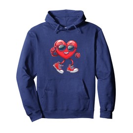 Heart Character Pullover Hoodie
