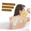 Ipetboom Bath Brush with Handle Exfoliating Body Scrubber Shower Brush