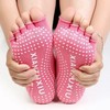 Women's Spring/Autumn Non-Slip Five-Toe Open-Toe Yoga Socks Size/Yoga Toe Purple 20ea