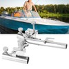 AntiRotary Stainless Steel Double Fishing Rod Holder Stepless FineTuning Fishing