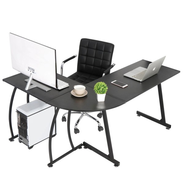 Segawe L Shaped Desk Gaming Laptop Table Workstation Office Desk