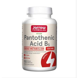 Zalow Formulas 자로우 포뮬러스 판토텐산 B5 500mg 100베지캡슐 Jarow Formulas Pantothenic Acid B5 500mg 100 Veggie Capsules