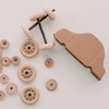Woodpeckers- Classic Wooden Craft Toy Wheels 2" X 1/4" Axle