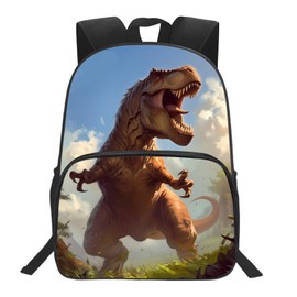 KOYI Dinosaur Backpack for Kids 5-7, Cool Dinosaur School Backpack for Boys, Kids Dinosaur Backpack Bookbag, T-rex Backpack, Preschool Elementary Boys Dinosaur Backpack, 15.7 Inch