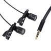 Micrófono de Solapa Lavalier Hakeeta Omnidireccional, Kit de Micrófono con