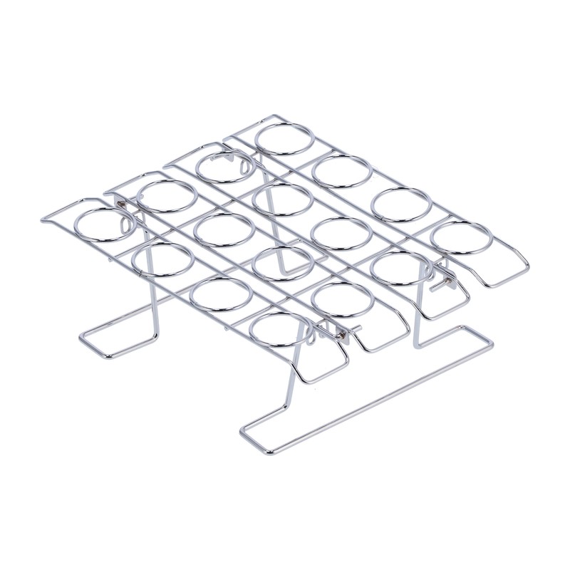 16-Hole Folding Baking Rack Ice Cream Rack Stand Cone Cupcake