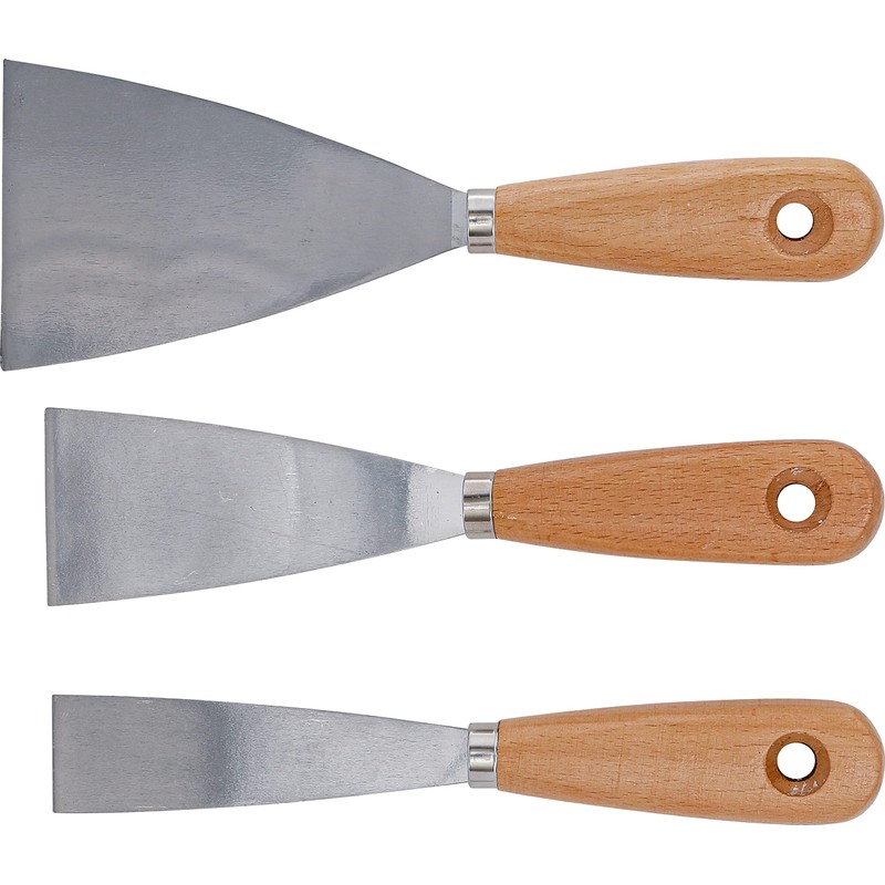 BGS Diy 85218 | Spatula Set | Wooden Handle |