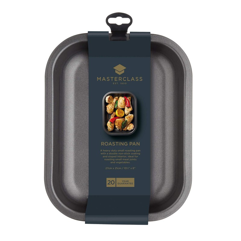 MasterClass KCMCHB72 Small Roasting Tin with PFOA Non Stick, Robust