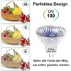Vinaco Leuchtmittel MR16 GU5.3 Halogen, 6er-Pack 12V GU5.3 50W, Leuchtmittel