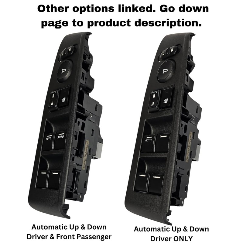 SWITCHDOCTOR Window Master Switch and Bezel for 2008-2012 Honda Accord