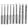 Masonry Drill Bit Set Carbide Tip Rotary Hammer Tool for